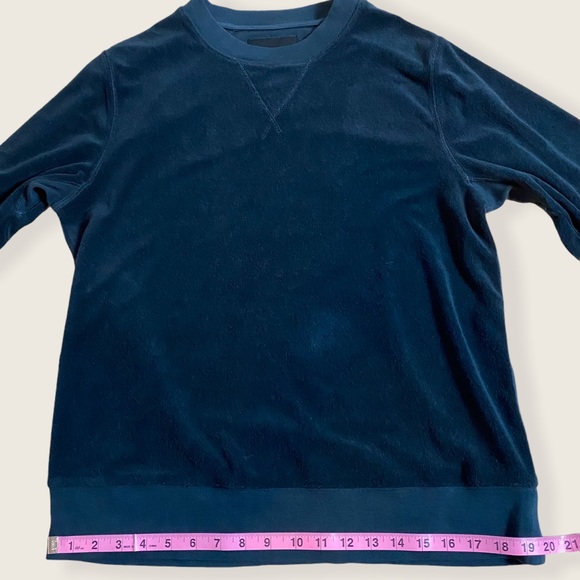 🆕 NWT Women’s Joe’s Jeans Towel Terry Crewneck Sweatshirt Lounge Top Cozy M - Picture 12 of 16